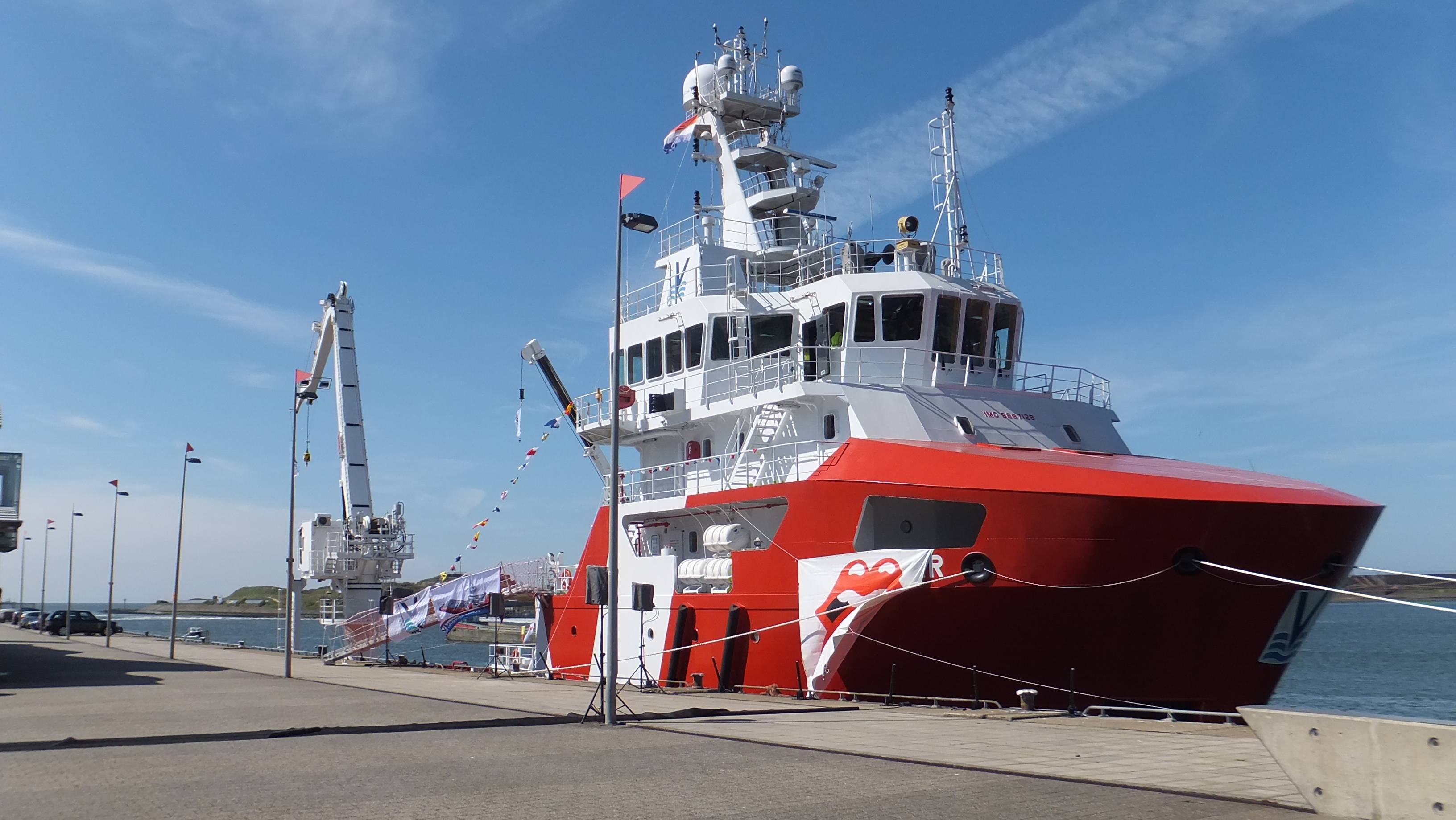 VOS SUGAR vandaag Gedoopt Aan Cruisekade IJmuiden.